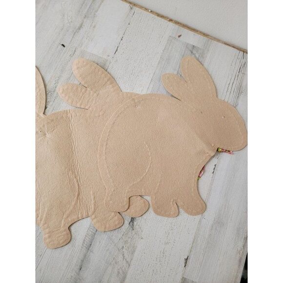 Easter Bunny Banner table runner home decor fabric - Picture 9 of 10